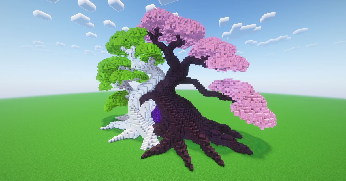 Minecraft Twisted Bonsai Nether Portal preview 1