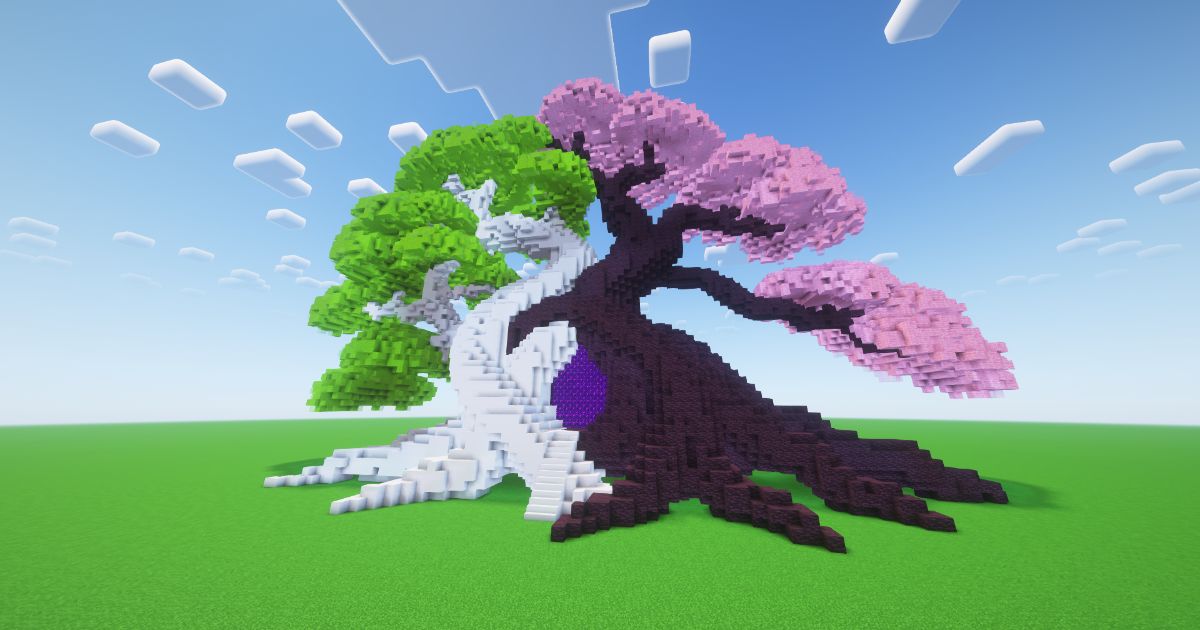 Minecraft Twisted Bonsai Nether Portal preview 2