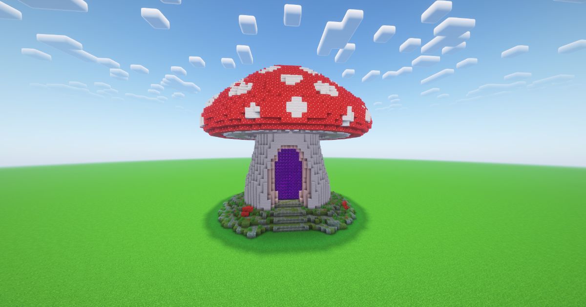 Minecraft Mushroom Nether Portal