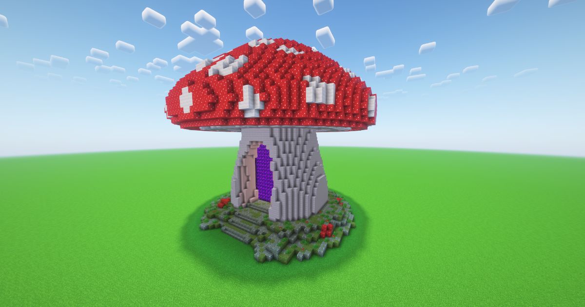 Minecraft Mushroom Nether Portal preview 1