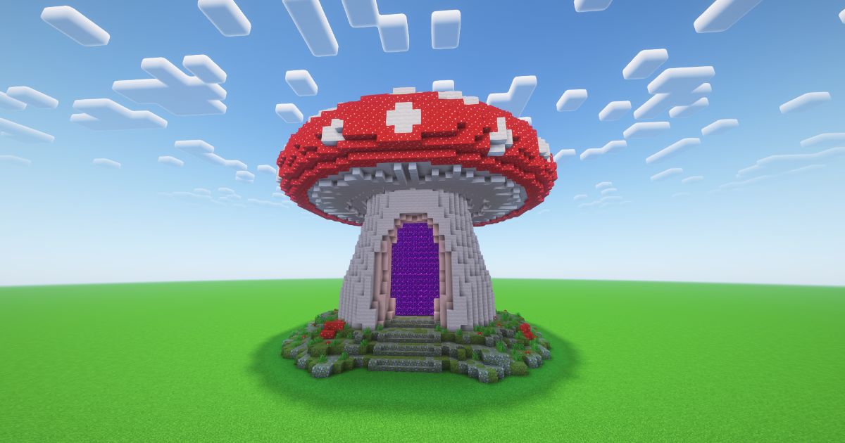 Minecraft Mushroom Nether Portal preview 2