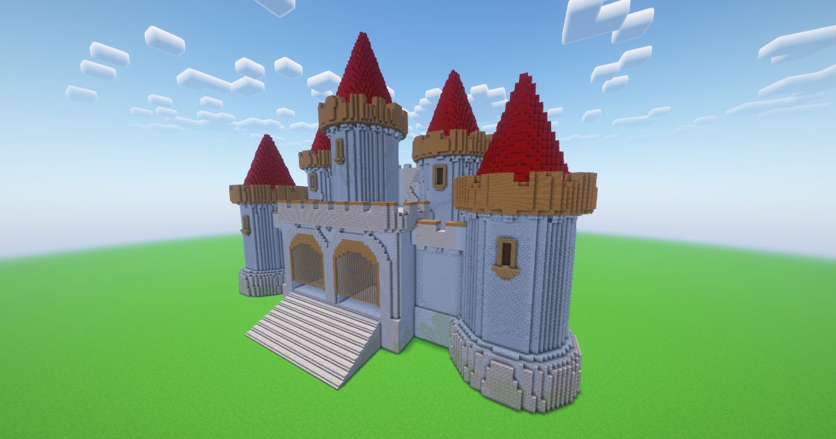 Minecraft Medieval Castle V2 preview 1