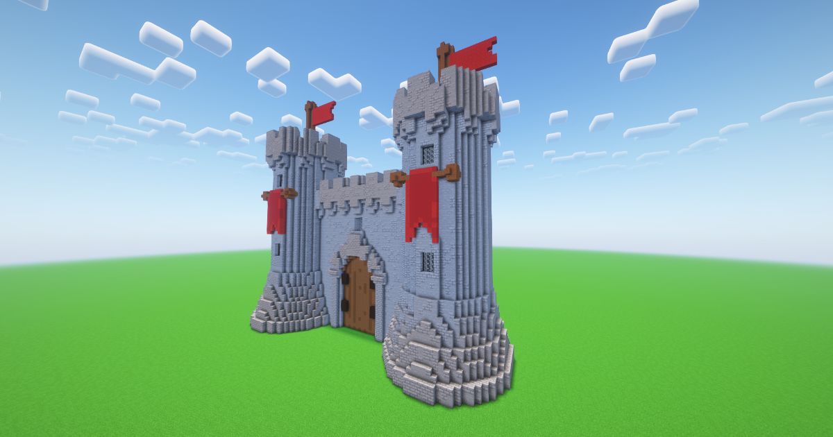 Minecraft Medieval Gatehouse preview 1