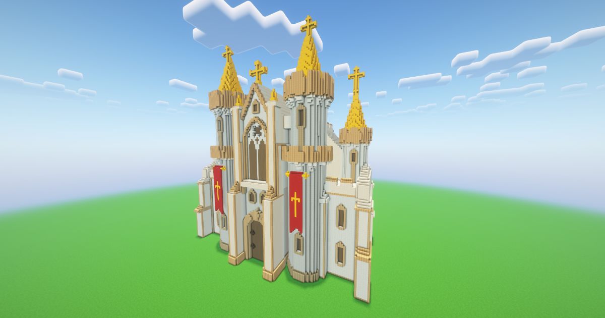 Minecraft Cathedral preview 1