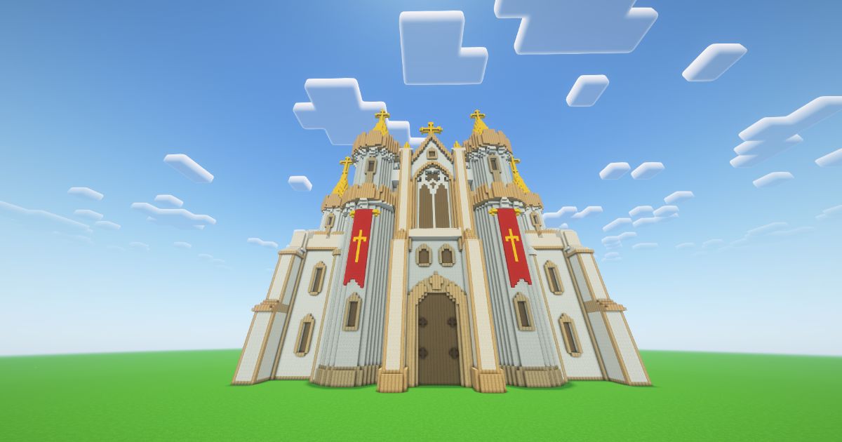 Minecraft Cathedral preview 2