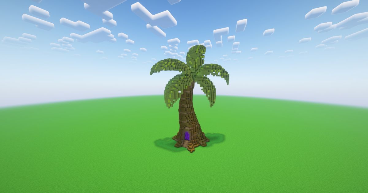 Minecraft Palm Tree Nether Portal preview 2