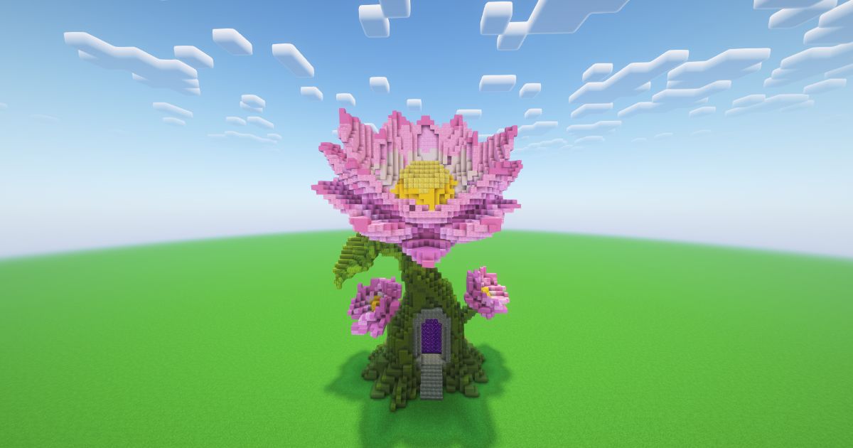 Minecraft Lotus Flower Nether Portal