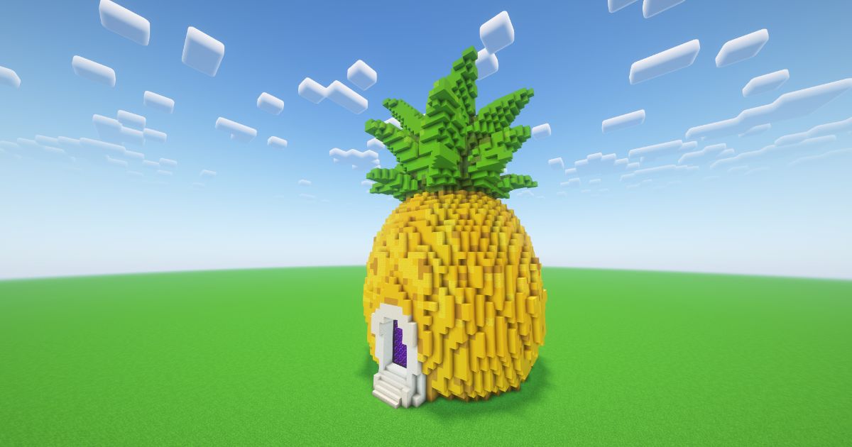 Minecraft Pineapple Nether Portal preview 1