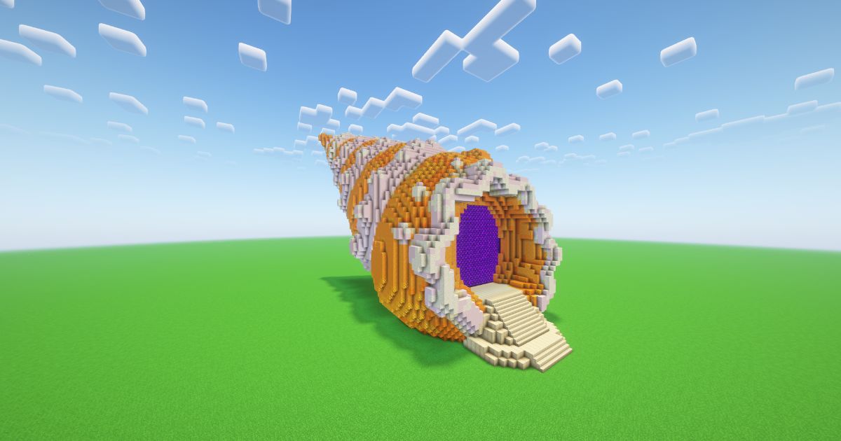 Minecraft Nautilus Shell Nether Portal