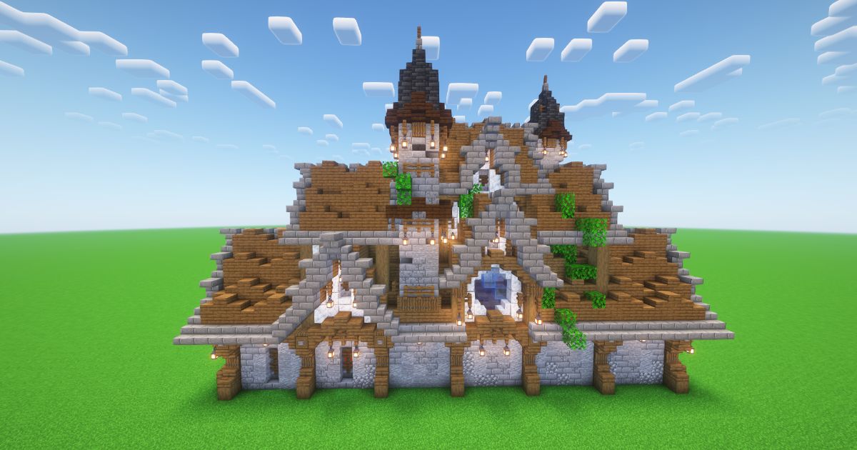 Minecraft Medieval Fantasy House preview 1