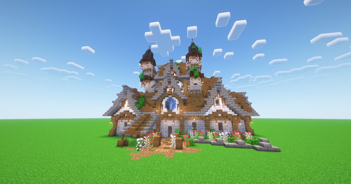 Minecraft Medieval Fantasy House preview 2