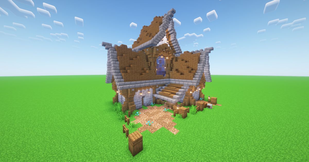 Minecraft Medieval Farmhouse preview 1