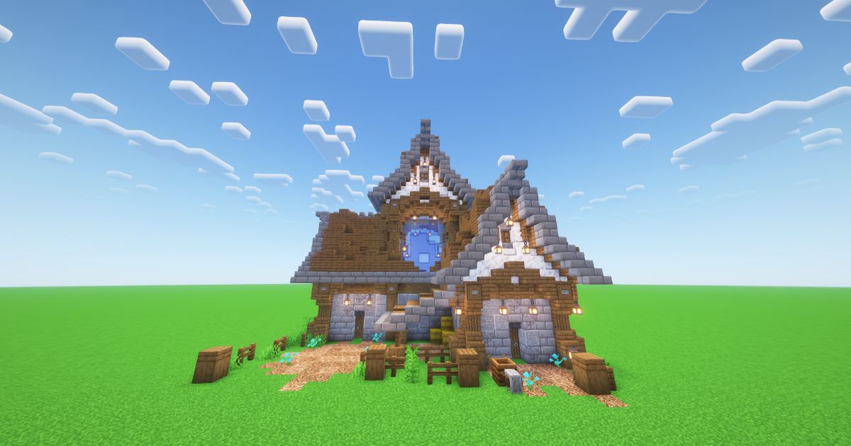 Minecraft Medieval Farmhouse preview 2