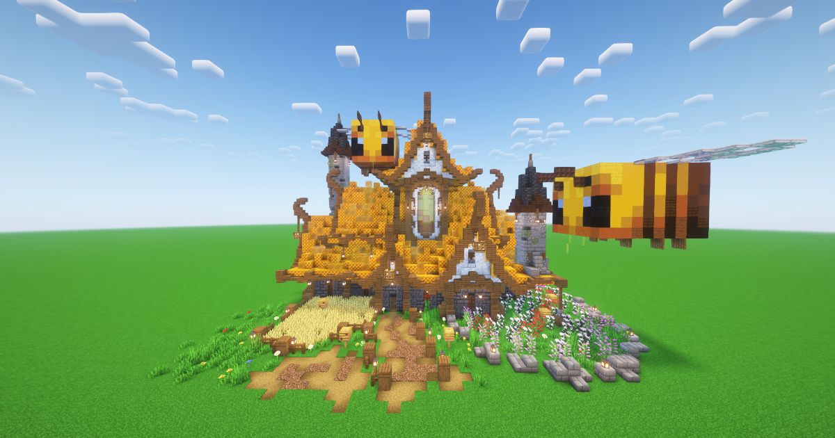 Minecraft Honeycomb House