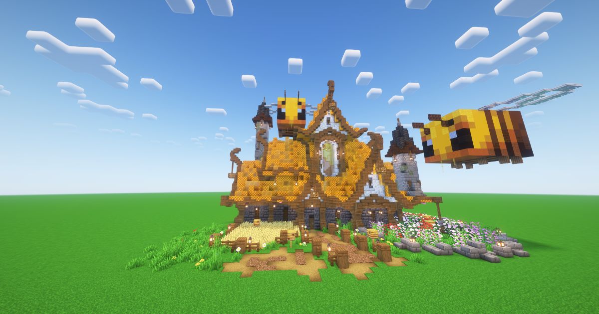 Minecraft Honeycomb House preview 2