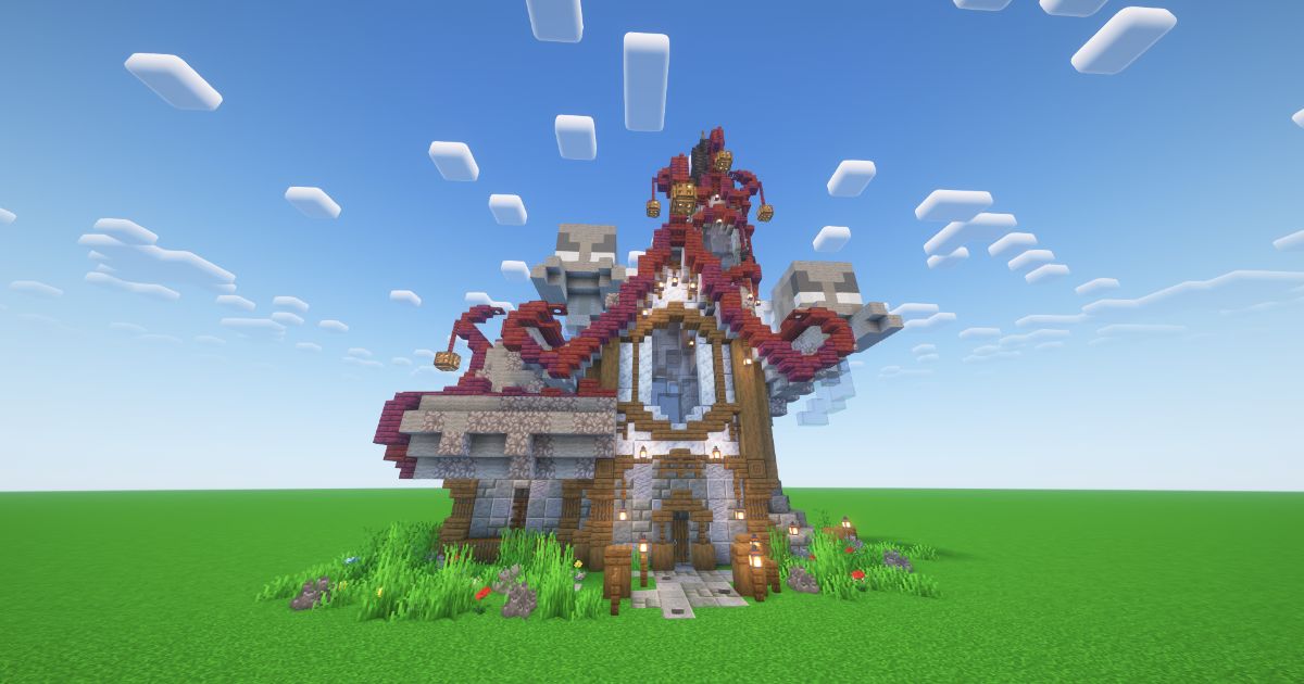 Minecraft Vex Fantasy House preview 2