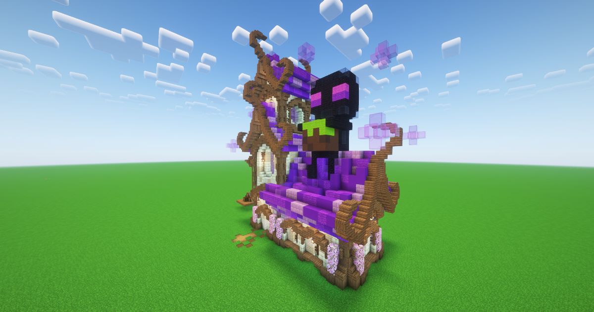 Minecraft Enderman Fantasy House preview 1