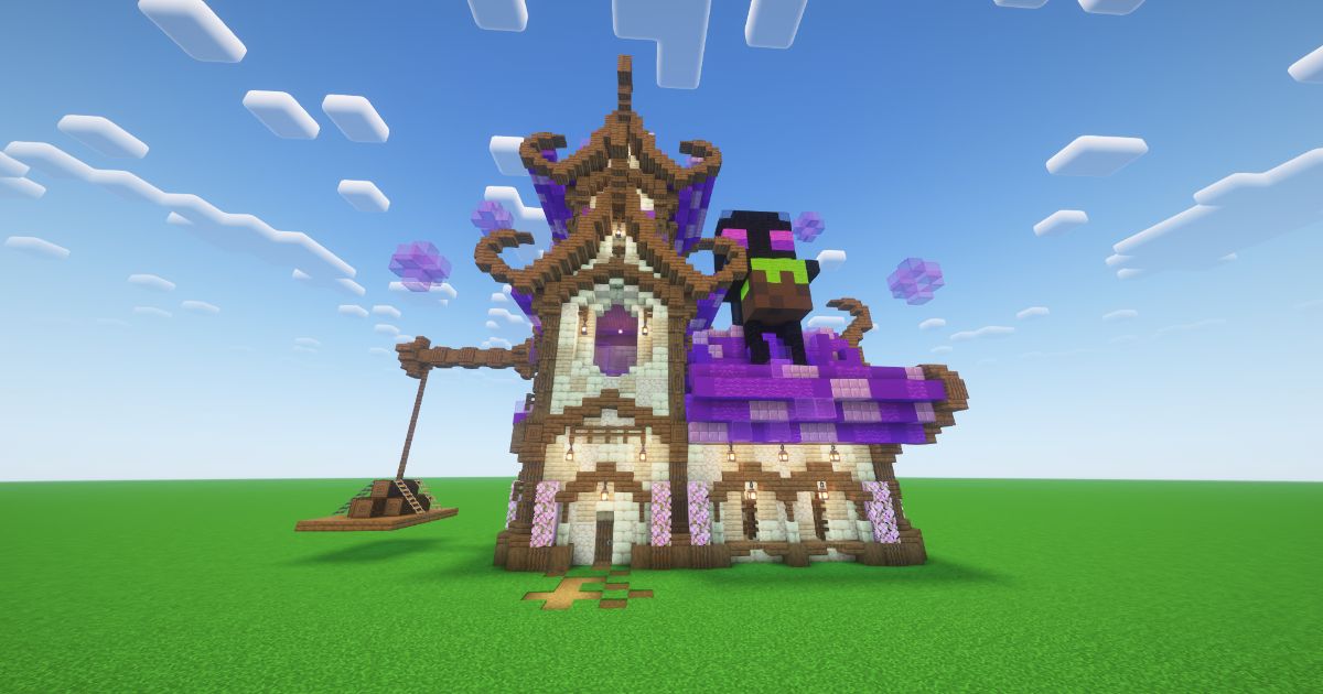 Minecraft Enderman Fantasy House preview 2