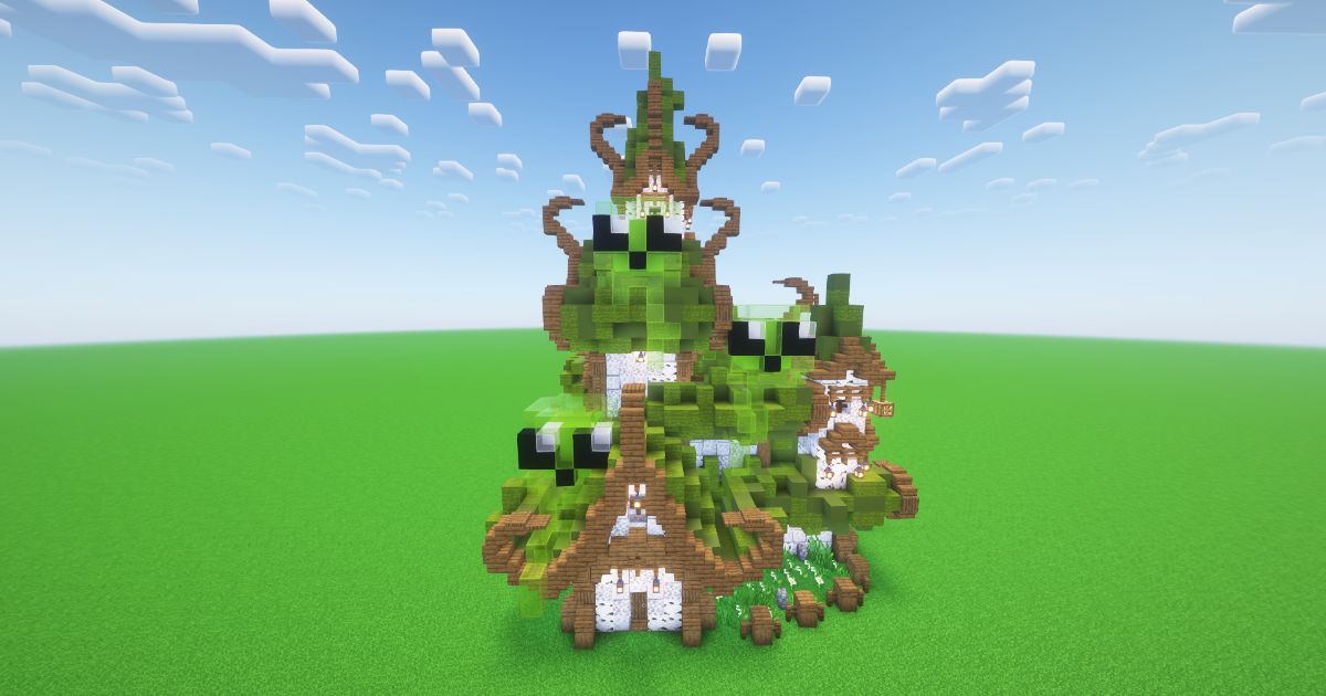Minecraft Slime Fantasy House