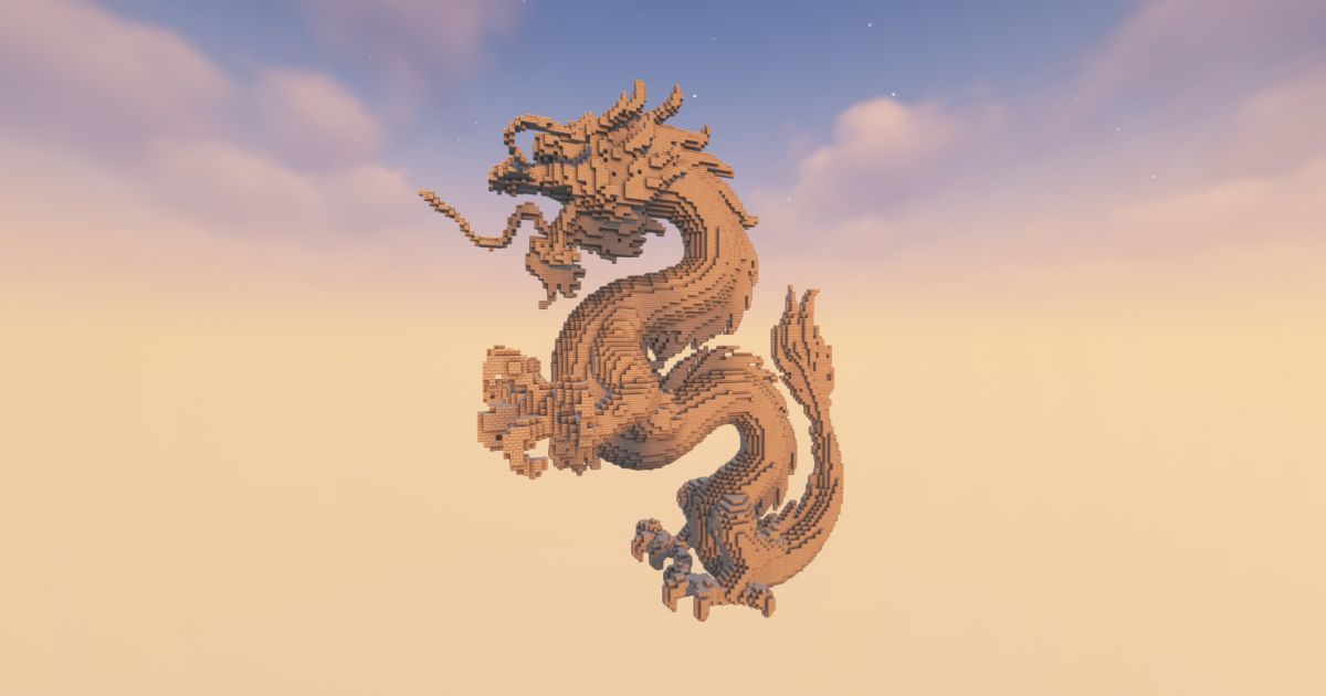 FREE Minecraft Serpent Dragon preview 1
