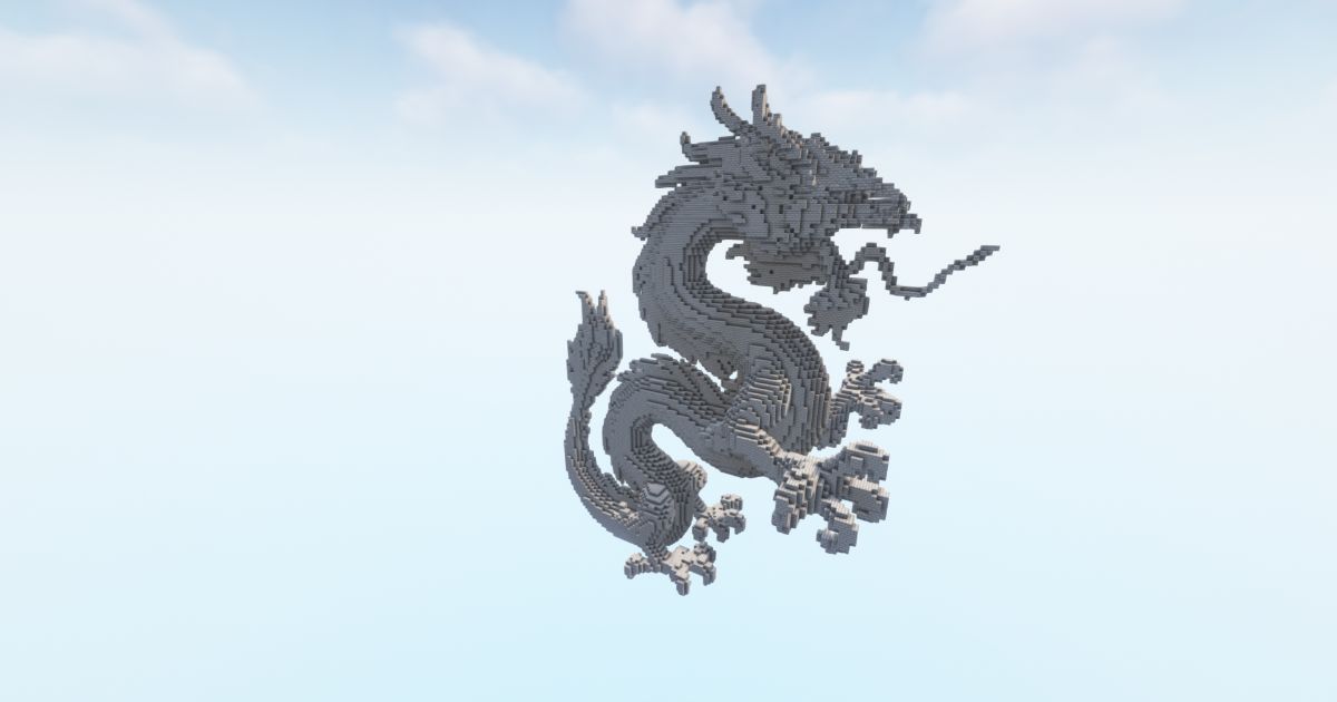 FREE Minecraft Serpent Dragon preview 2