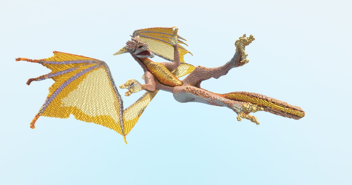 Minecraft Fallen Dragon preview 1