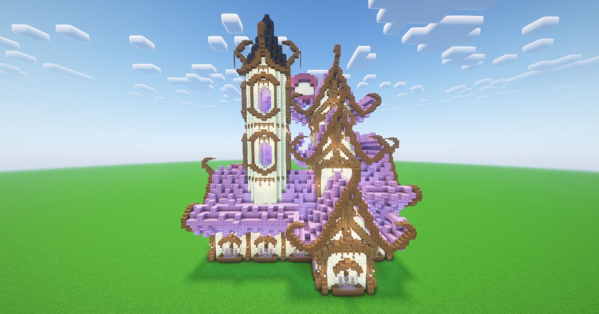 Minecraft Shulker Fantasy House preview 1