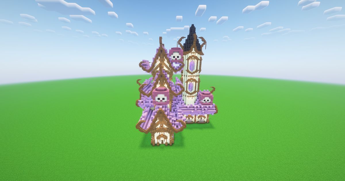 Minecraft Shulker Fantasy House preview 2