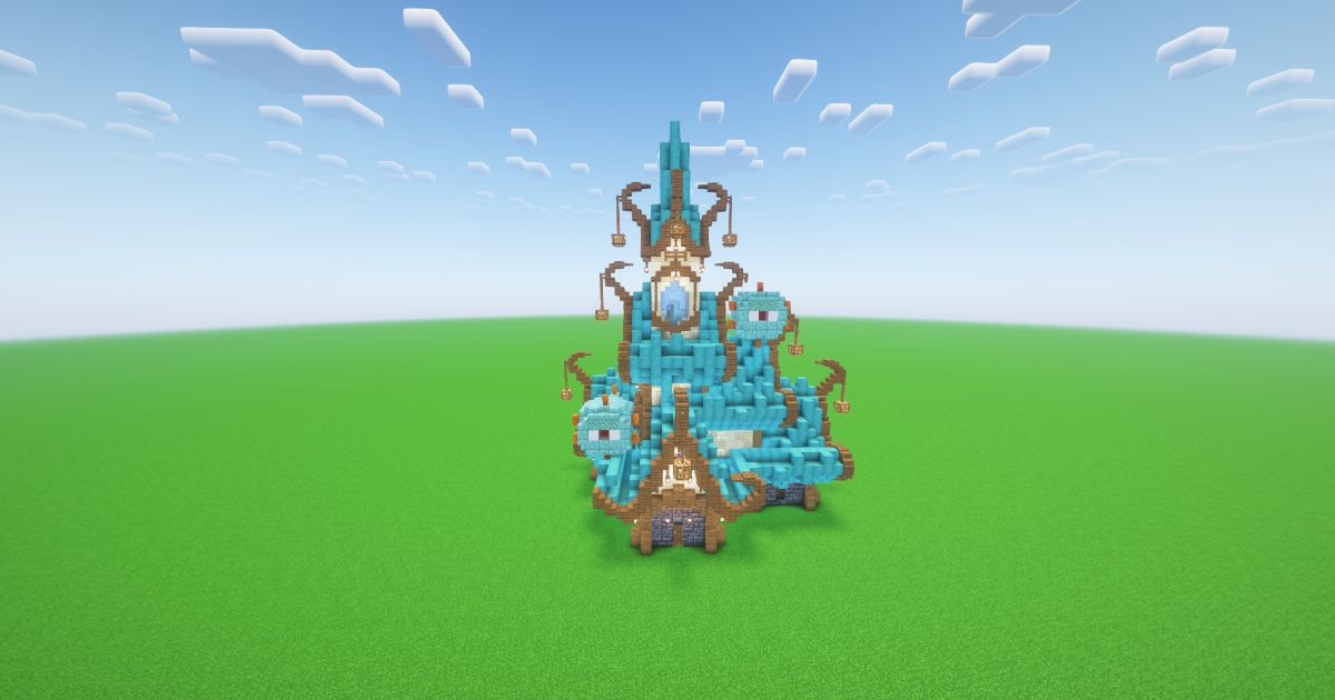 Minecraft Guardian Fantasy House preview 2