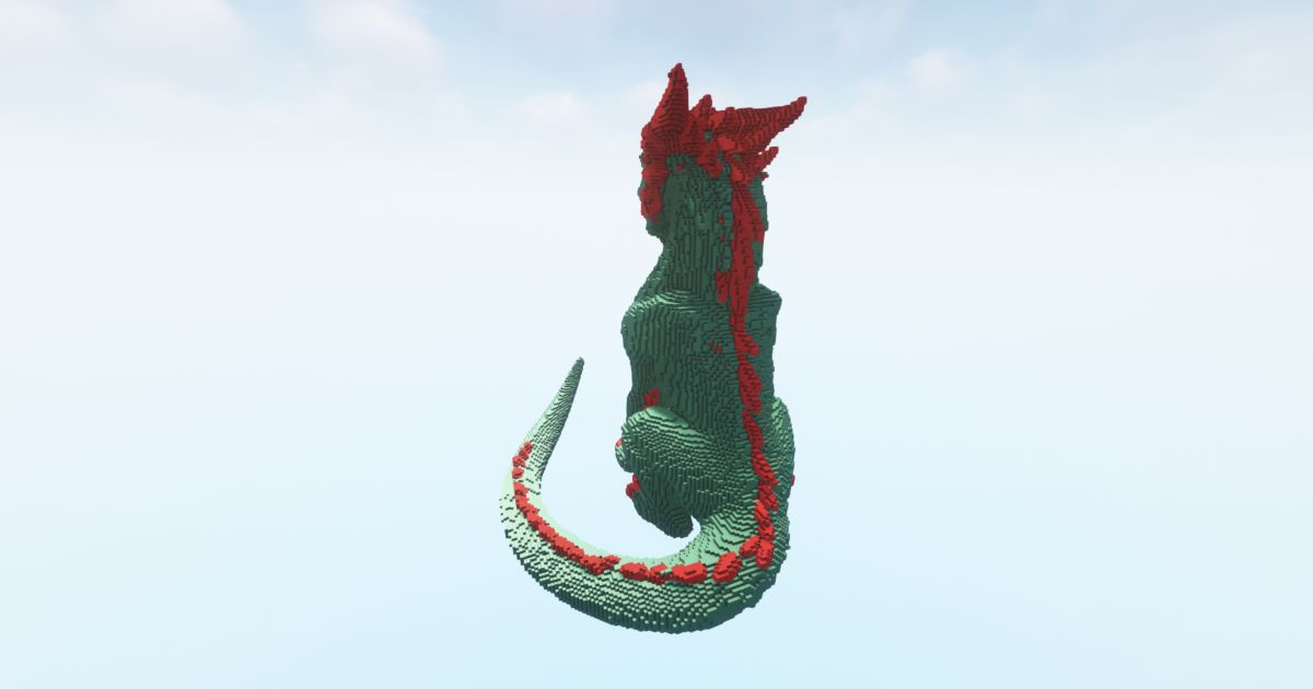 Minecraft Dragon Green Prism preview 1