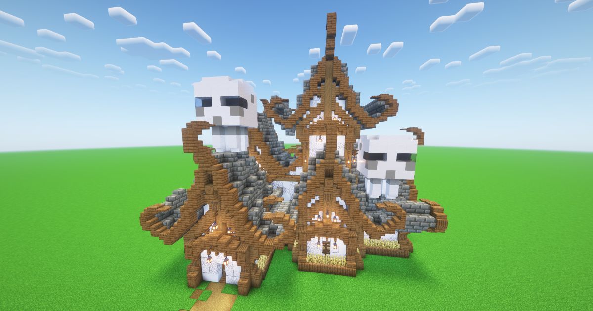 Minecraft Ghast Fantasy House