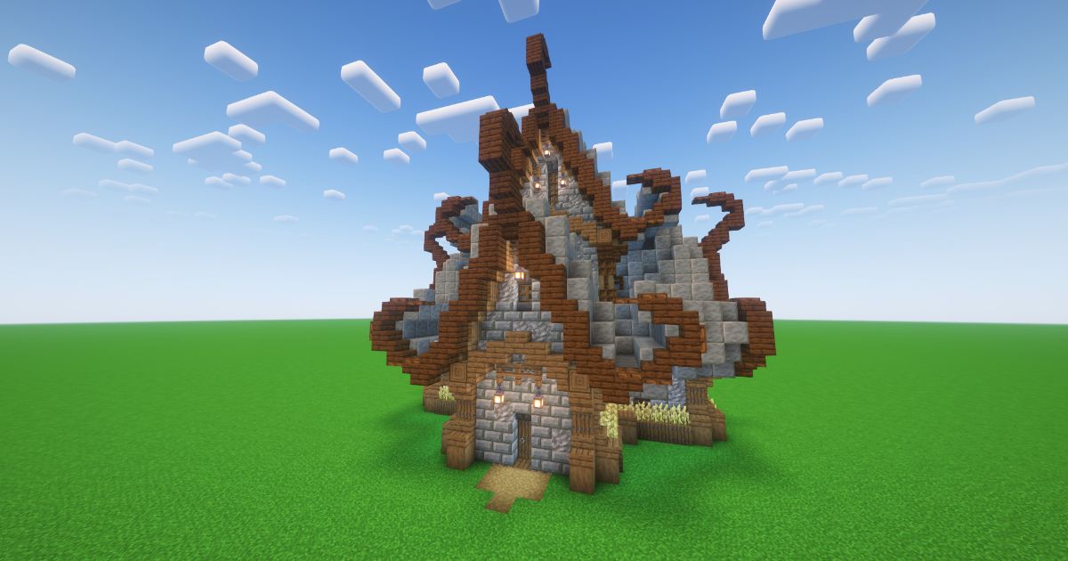 Minecraft Nordic Fantasy House