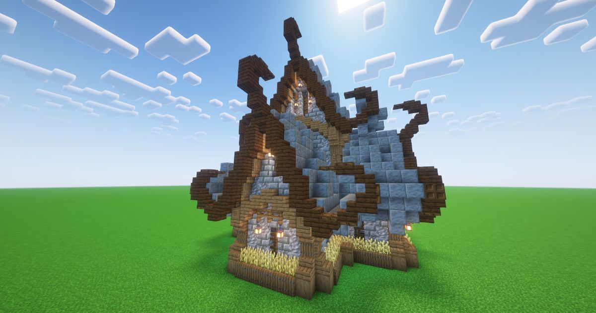 Minecraft Nordic Fantasy House preview 1