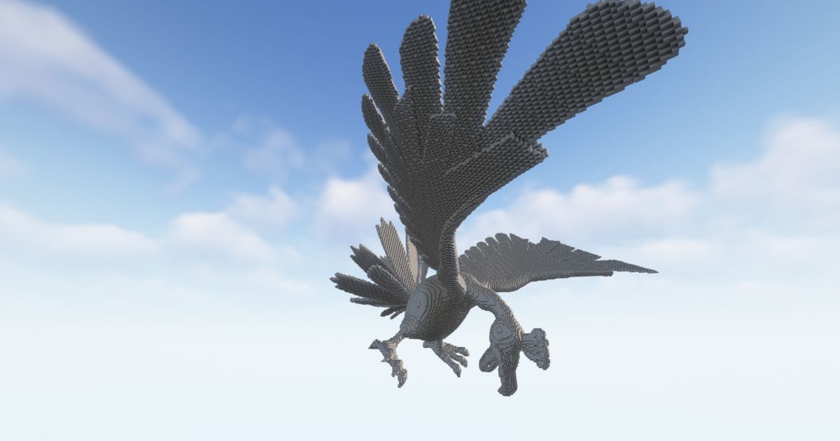 FREE Minecraft Pokémon ho-oh Statue