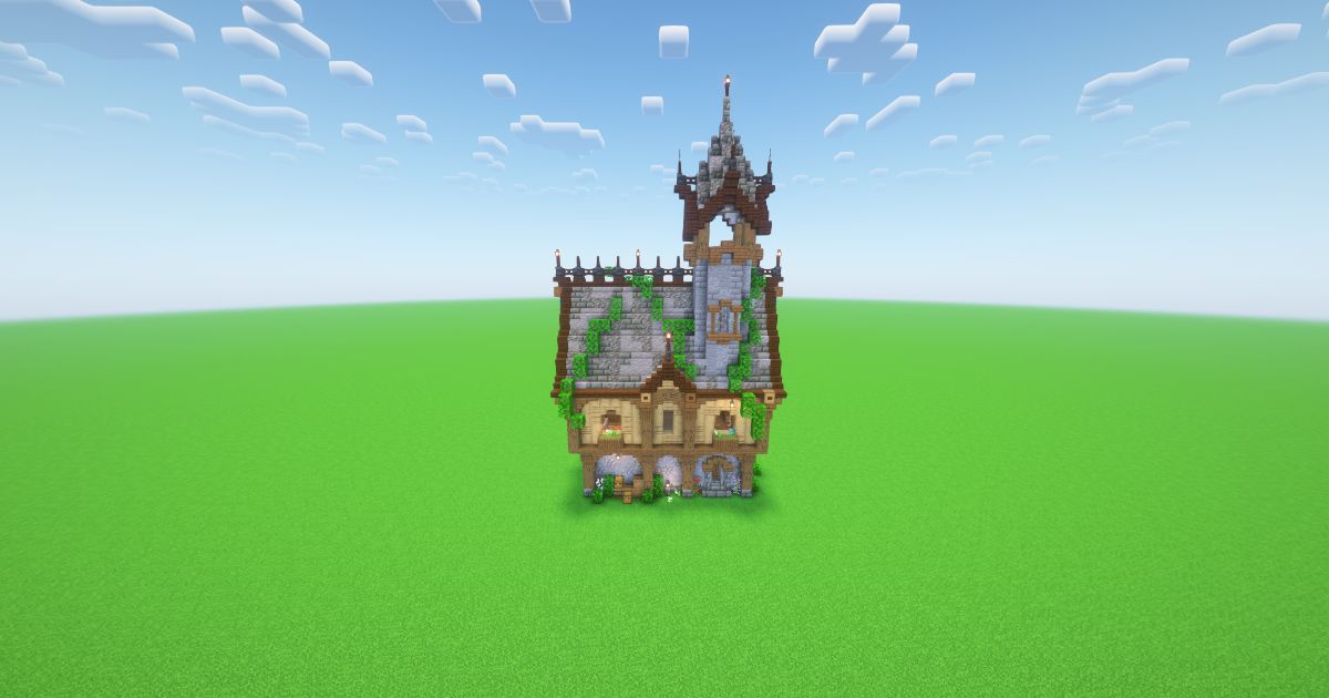 Minecraft Medieval House preview 2