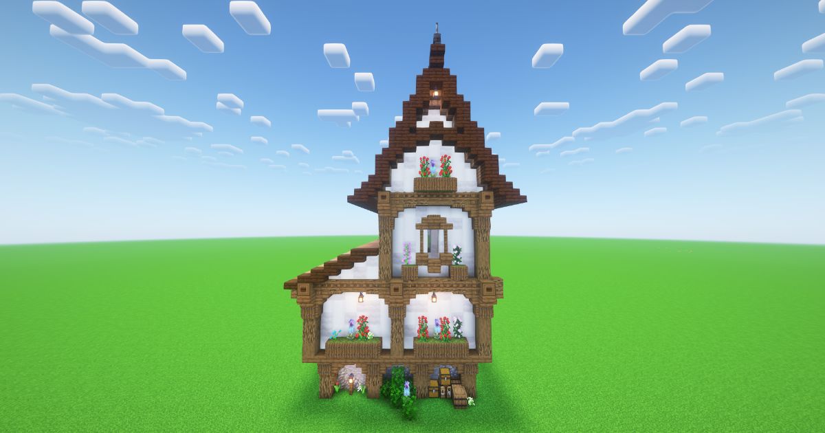Minecraft Cozy Medieval House preview 1