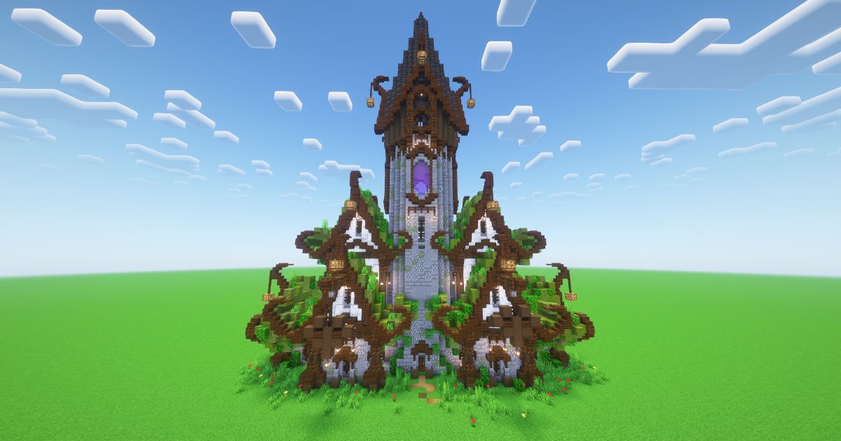 Minecraft Enchanted Forest House