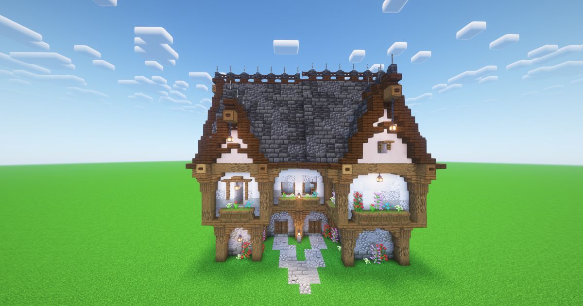 Minecraft Classic Medieval House