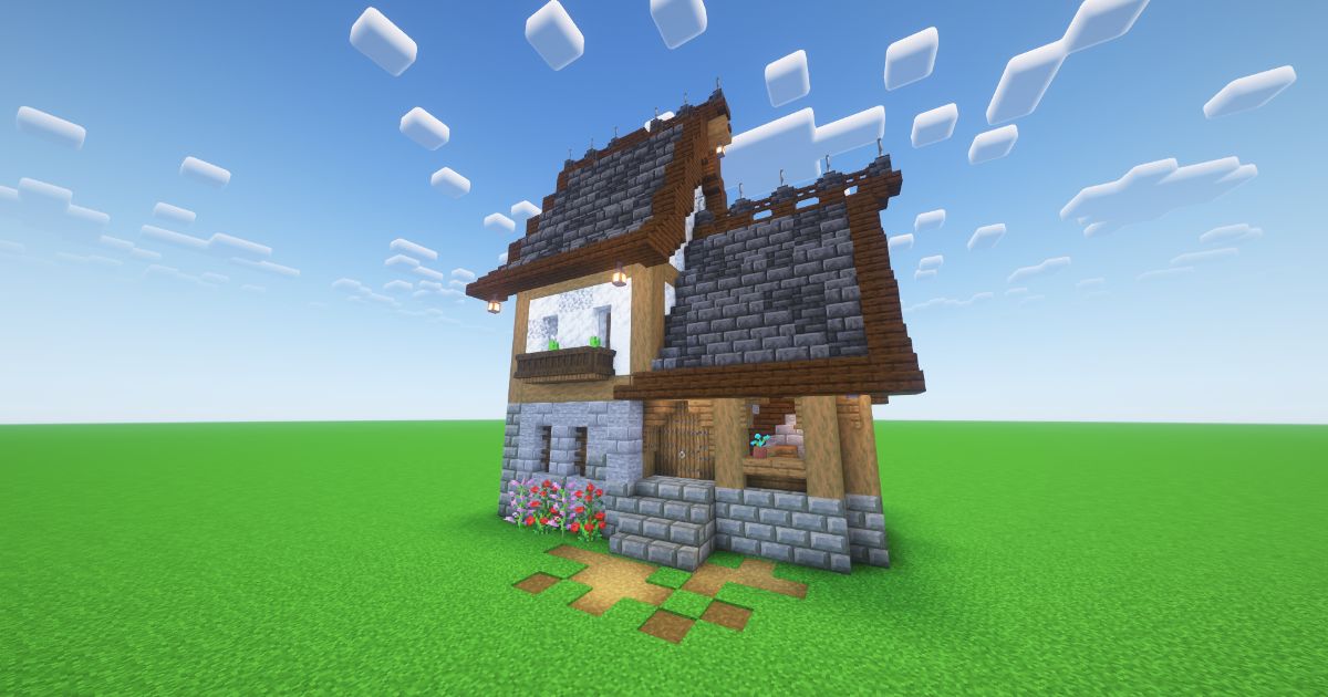 Minecraft Small Medieval House preview 1