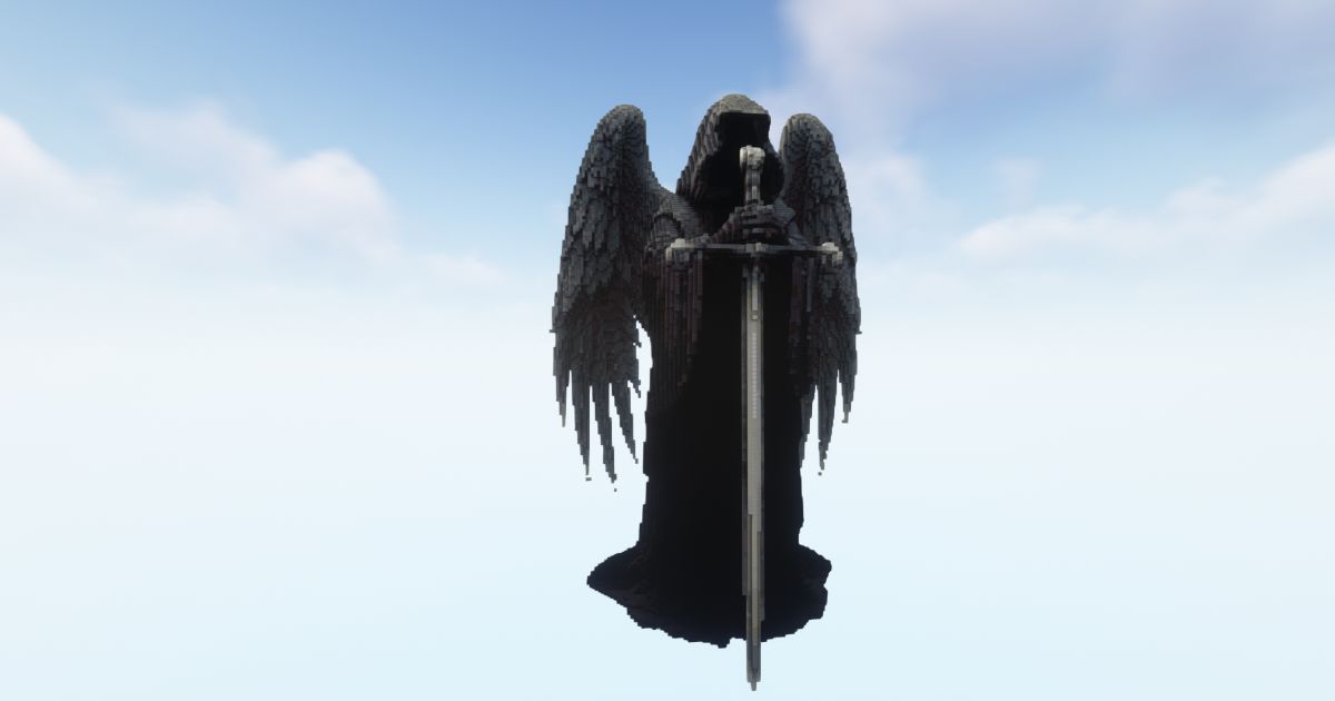 FREE Minecraft Knees Gargoyle Statue