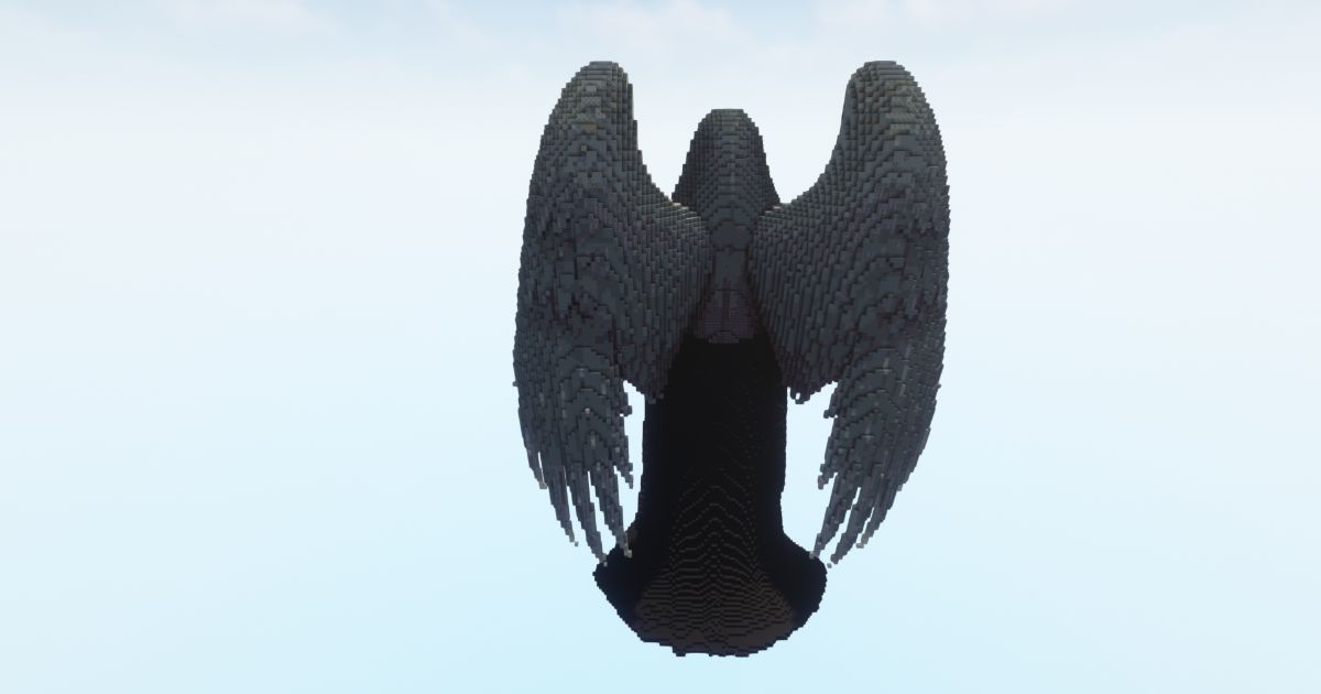 FREE Minecraft Knees Gargoyle Statue preview 2