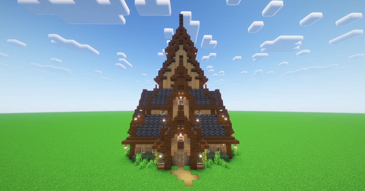 Minecraft Viking Longhouse