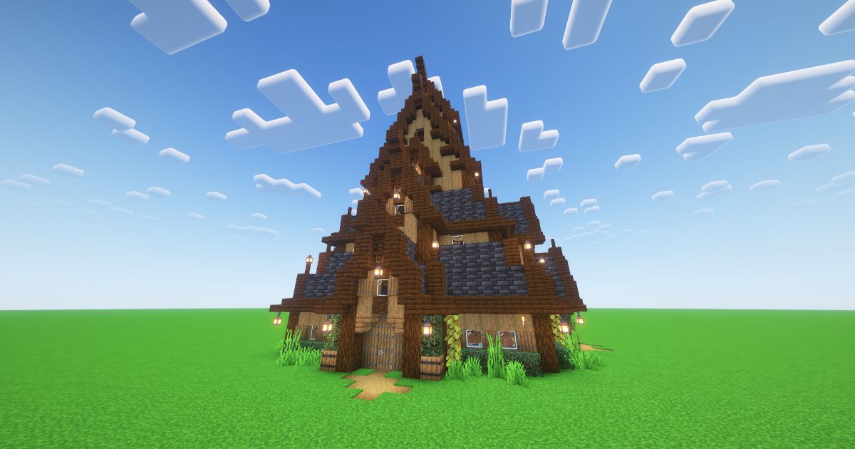 Minecraft Viking Longhouse preview 1
