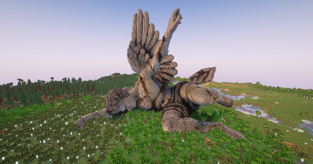 FREE Minecraft Aethelgard Statue preview 1