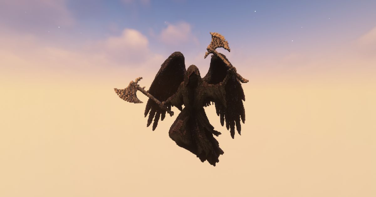 FREE Minecraft Reaper of darkness Statue preview 2