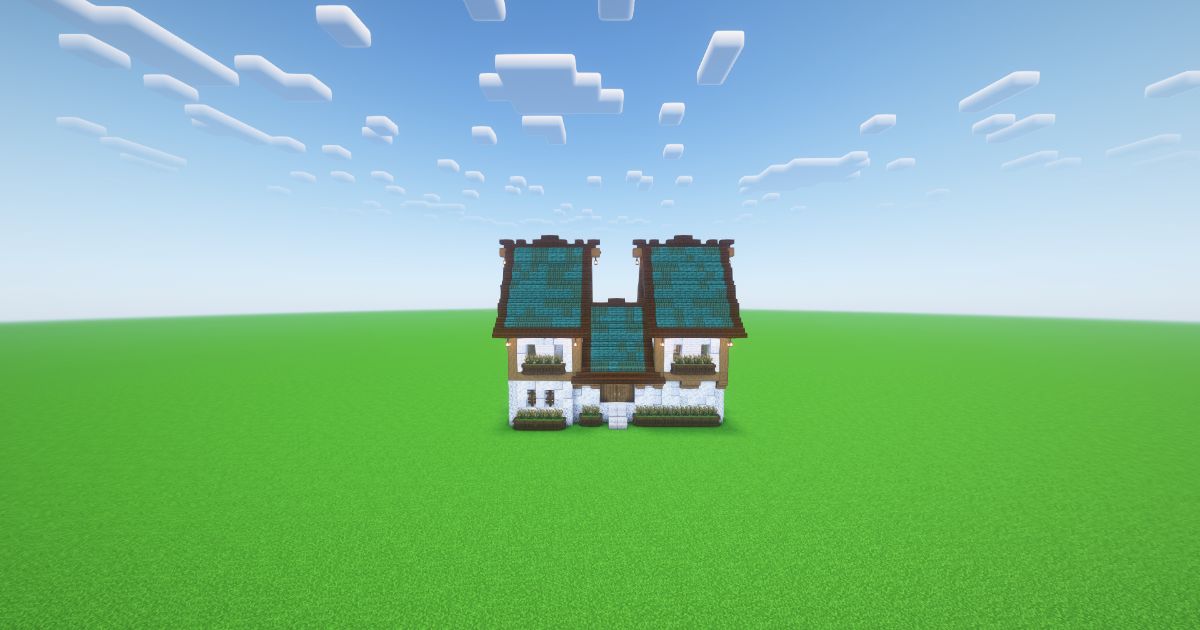 Minecraft Medieval Townhouse preview 2