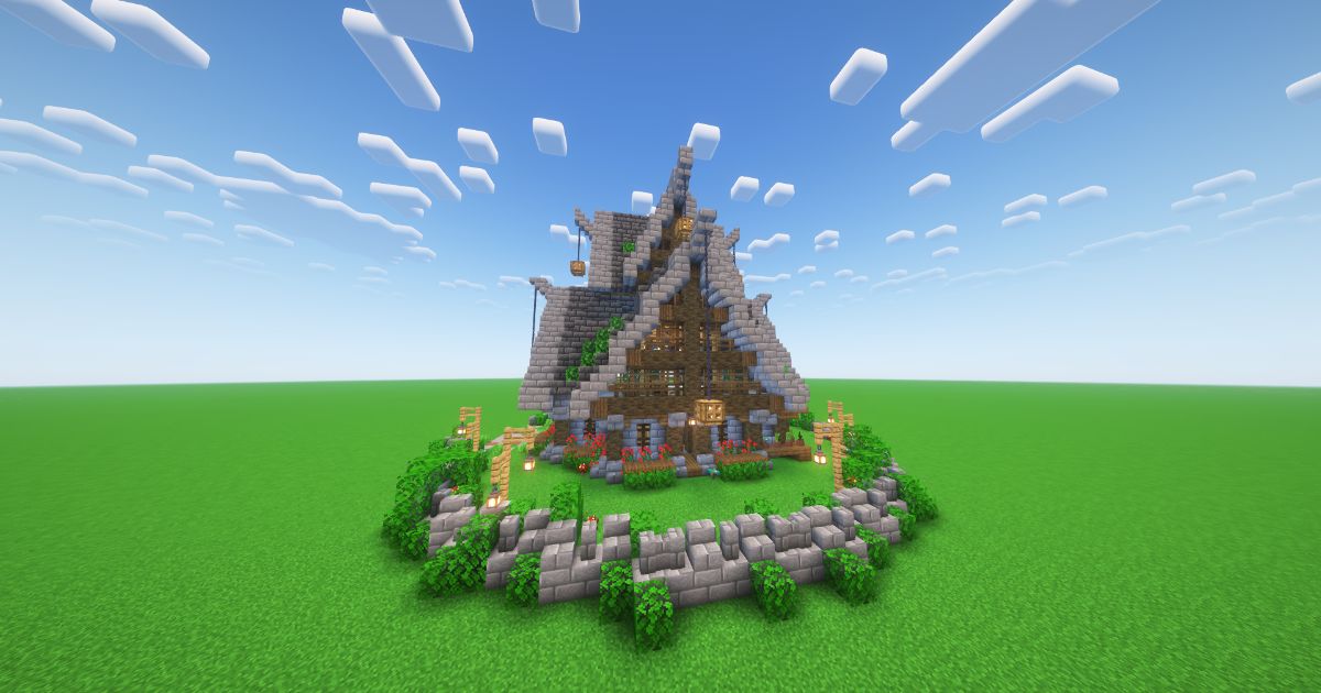 Minecraft Viking Chalet preview 1