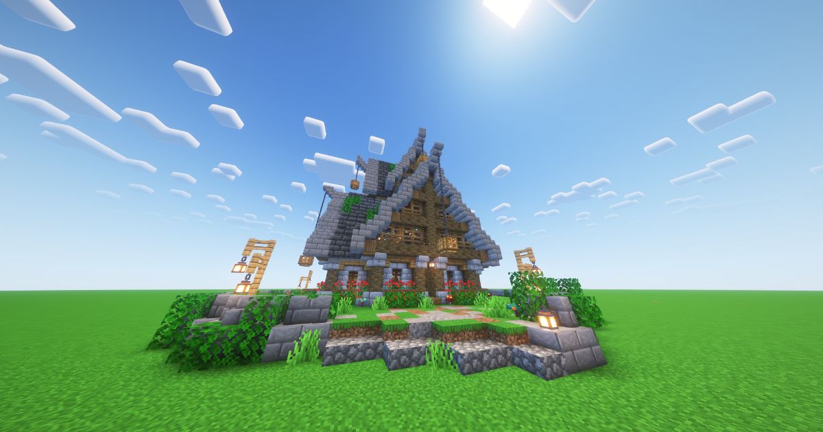 Minecraft Viking Chalet preview 2