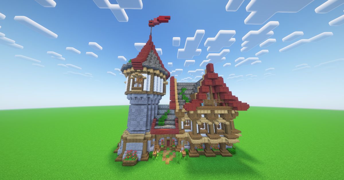 Minecraft Medieval Knight House