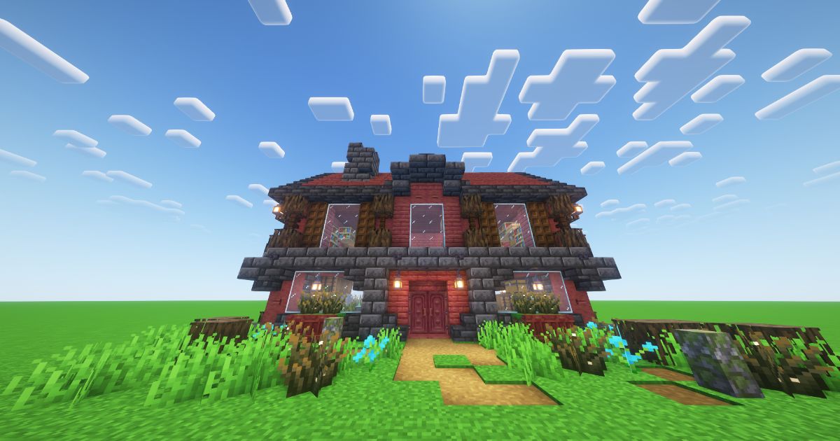Minecraft Medieval Mangrove House preview 1